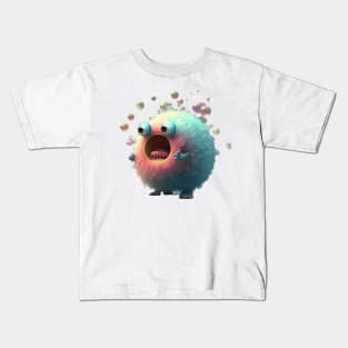 Popper - The Happy Bubble Monster Kids T-Shirt